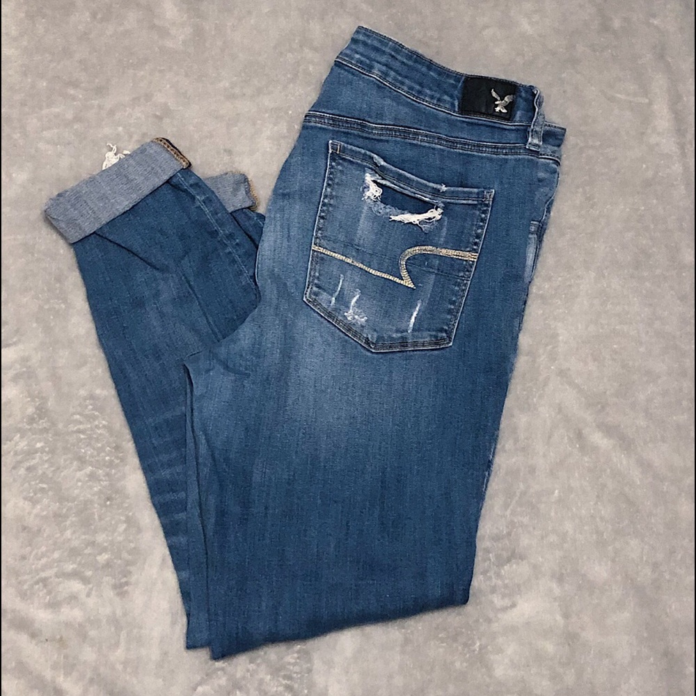 size 16 american eagle skinny jeans